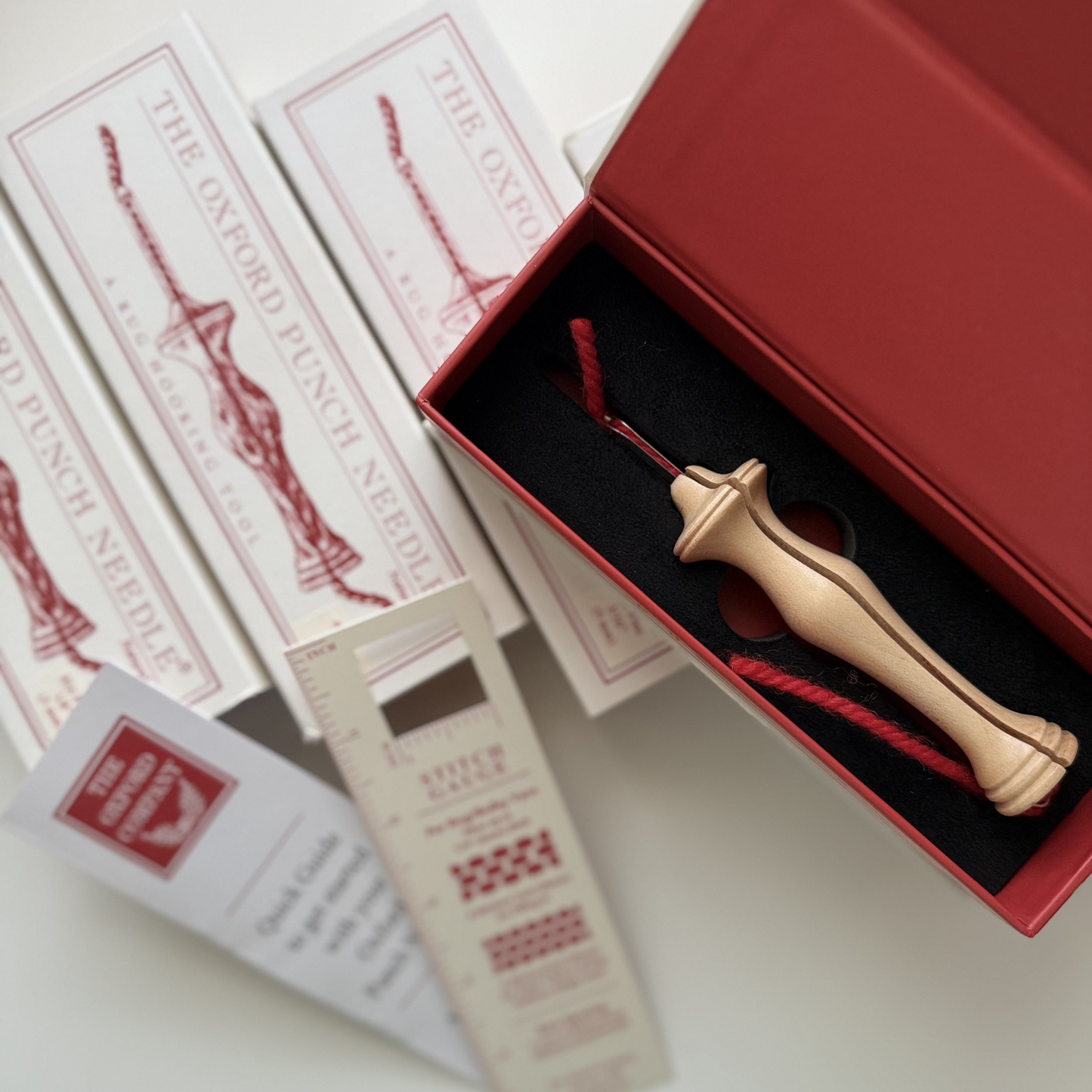 Oxford Punch Needle (Natural Wood)オックスフォードパンチニードル箱入り（ナチュラル）