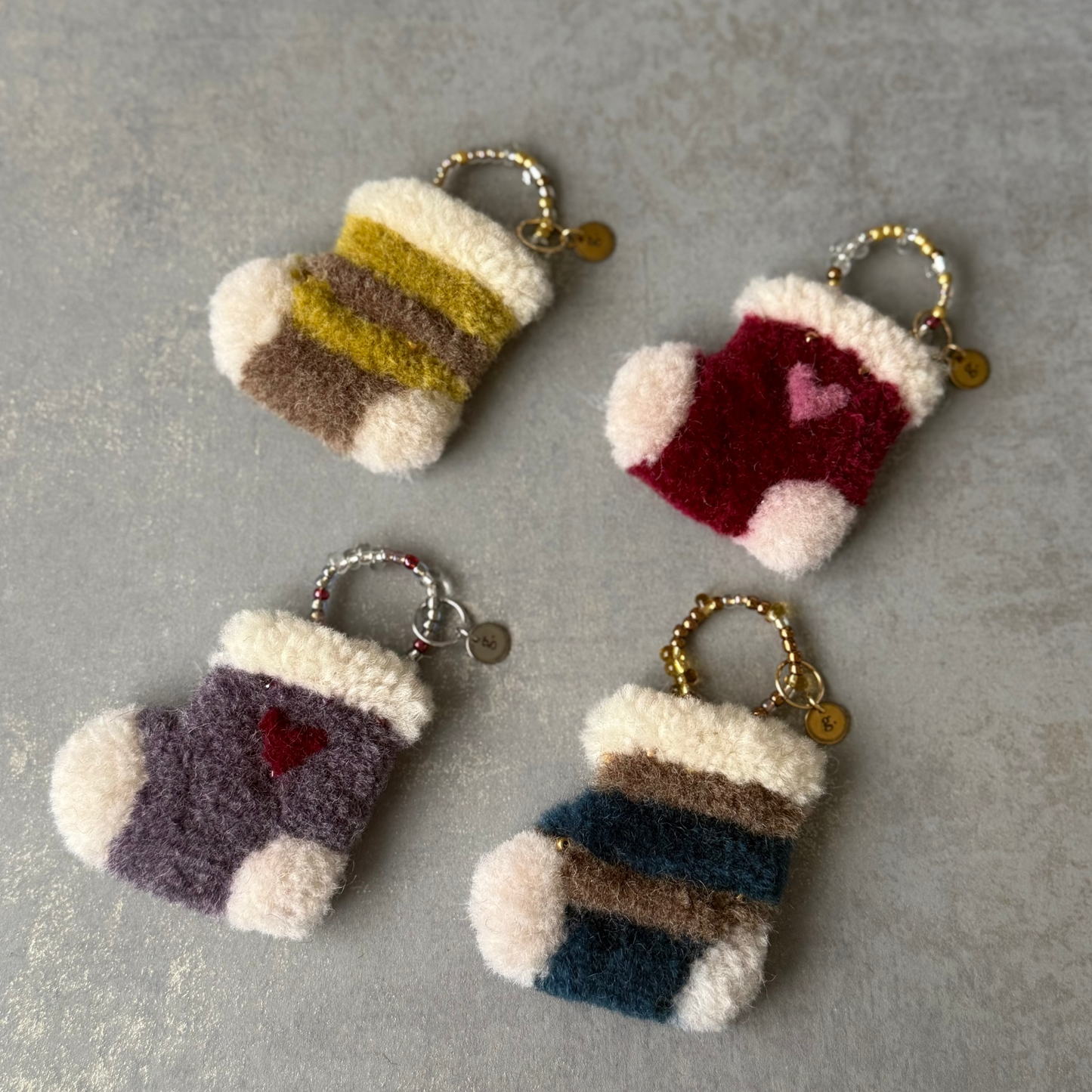 Christmas Charm (Sock Design)クリスマスチャーム（くつした）アドベントチャーム付き