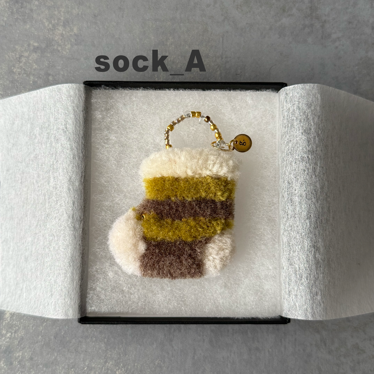 Christmas Charm (Sock Design)クリスマスチャーム（くつした）アドベントチャーム付き