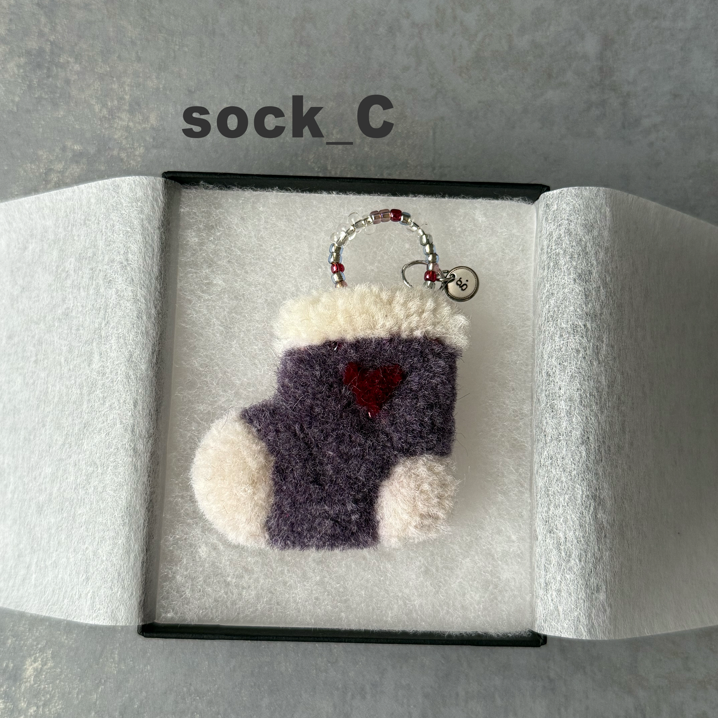 Christmas Charm (Sock Design)クリスマスチャーム（くつした）アドベントチャーム付き