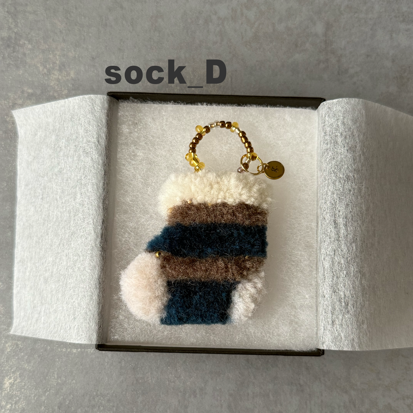Christmas Charm (Sock Design)クリスマスチャーム（くつした）アドベントチャーム付き